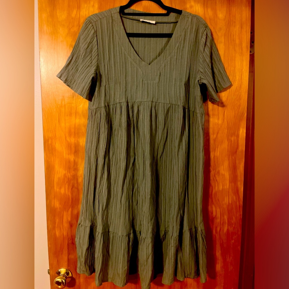 Baby Doll Green Dress